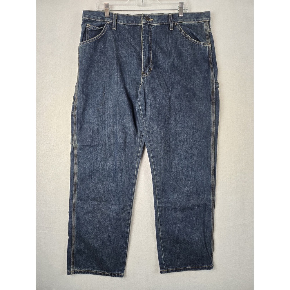 Dickies Mens Jeans Cargo Relaxed Fit Size 38‎ x 30 Cotton Blue